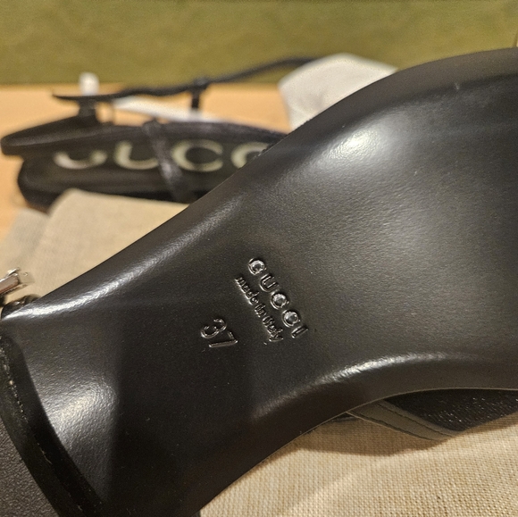 Gucci GG-jacquard Velvet Slingback Flats - Picture 10 of 10